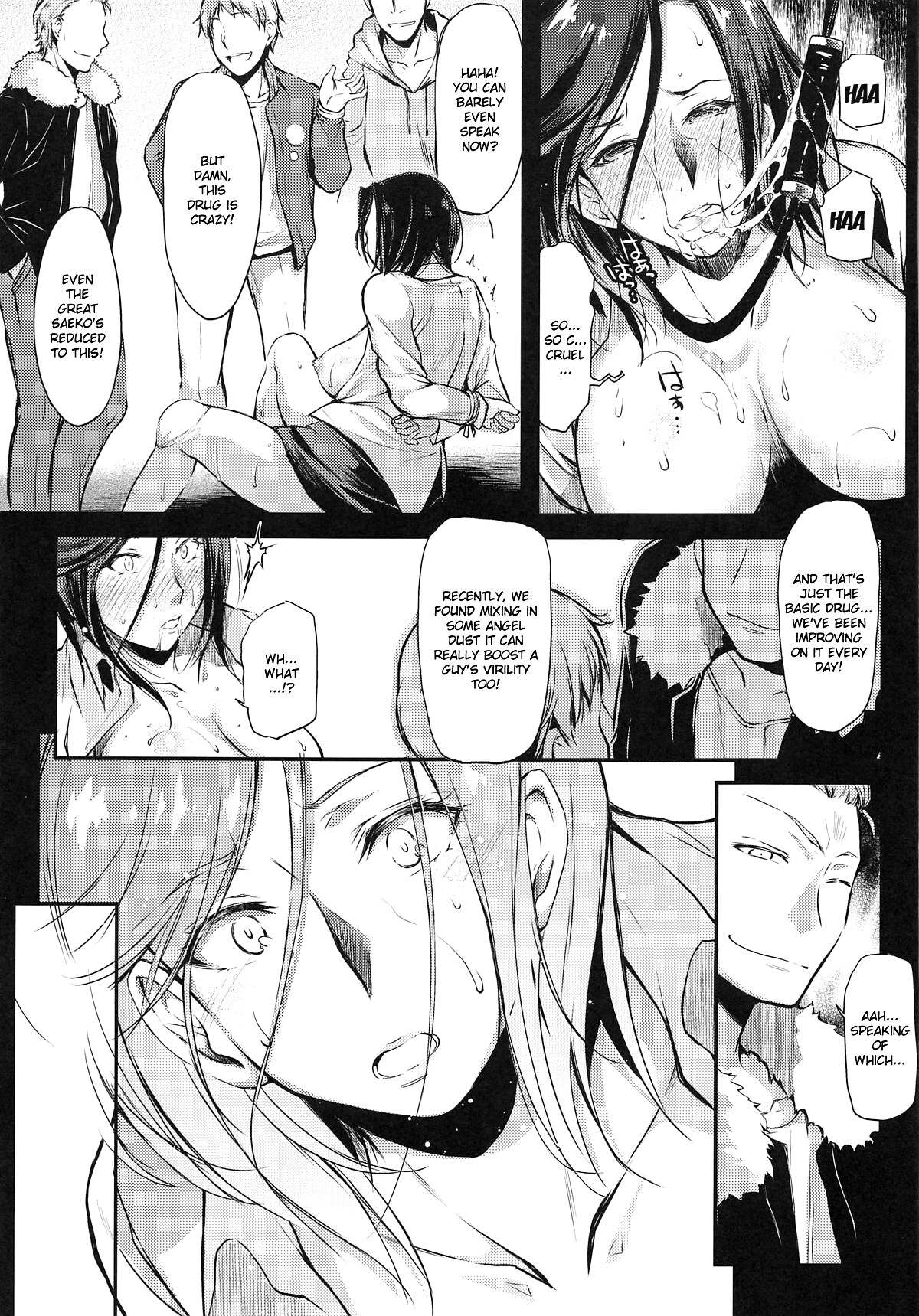 Hentai Manga Comic-Nogami Saeko's Close Call-Read-7